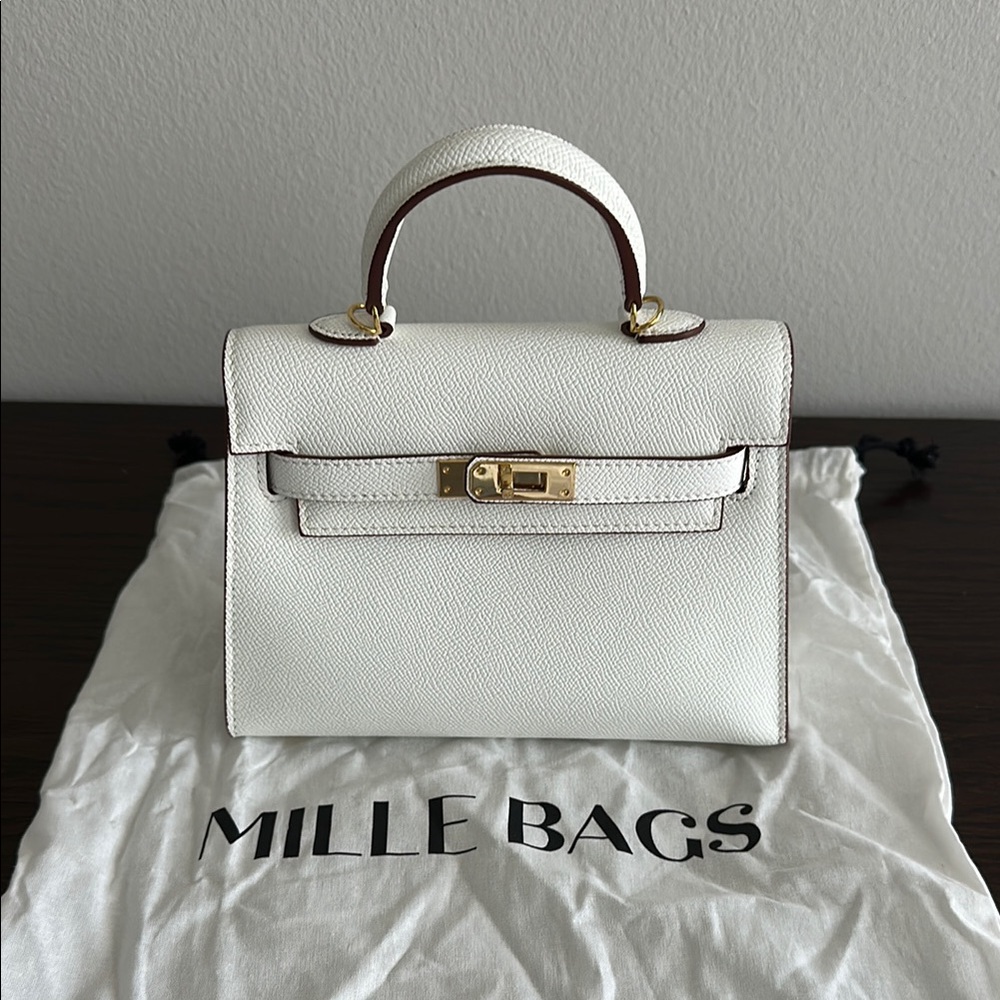 White Handbag Hermes dupe